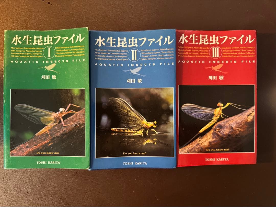 水生昆虫ファイル ①〜③セット
