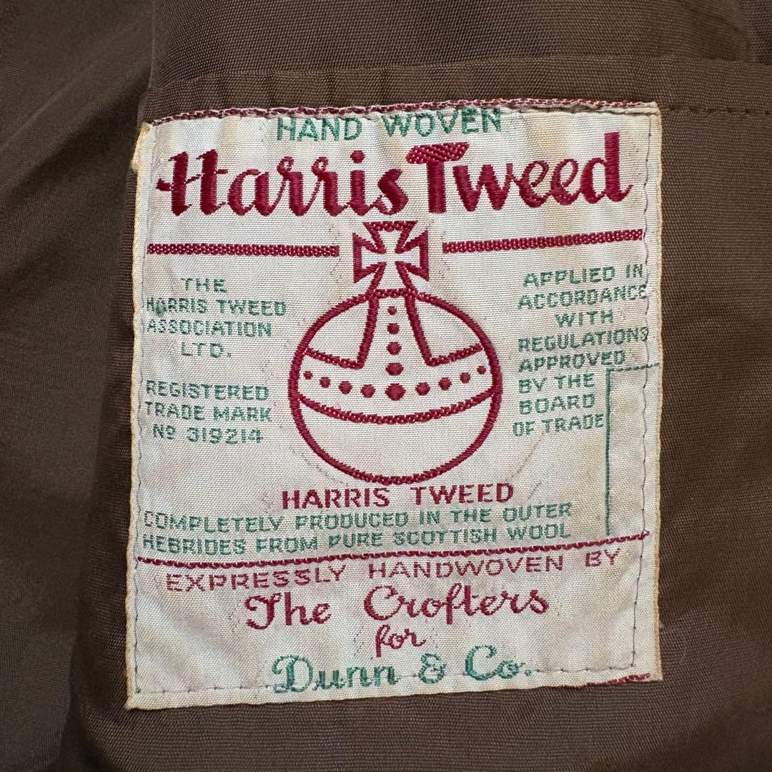 ★希少 Lサイズ★ ハリスツイード × Dunn&Co チェスターコート ロング