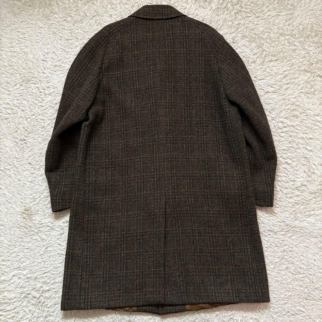 ★希少 Lサイズ★ ハリスツイード × Dunn&Co チェスターコート ロング