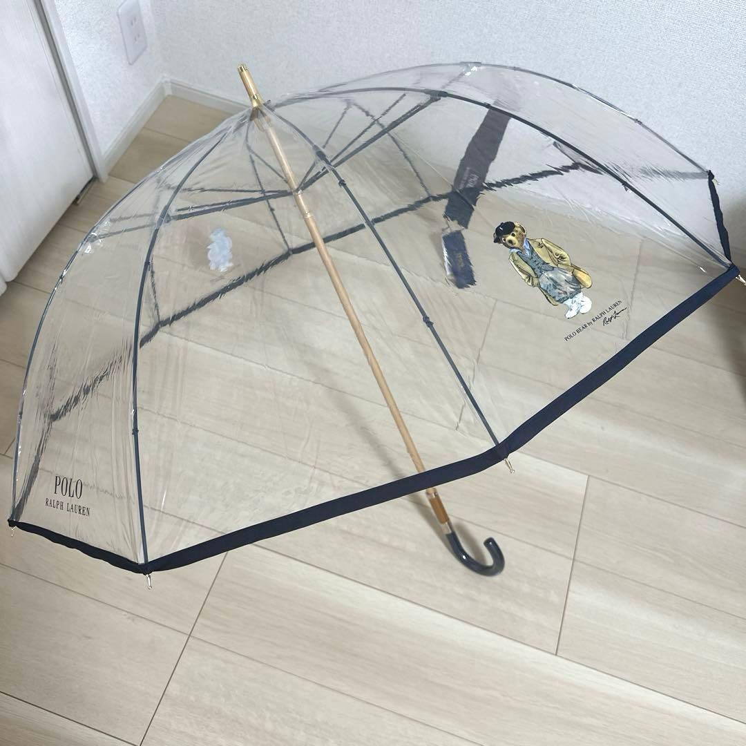 新品未使用タグ付　ポロラルフローレン　ポロベア長傘ネイビー