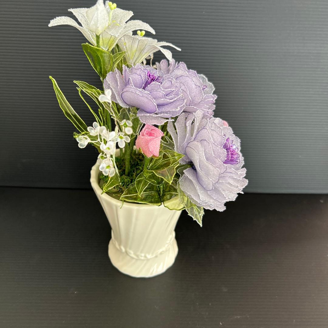 アメリカンフラワーディップフラワーオールドローズ、百合