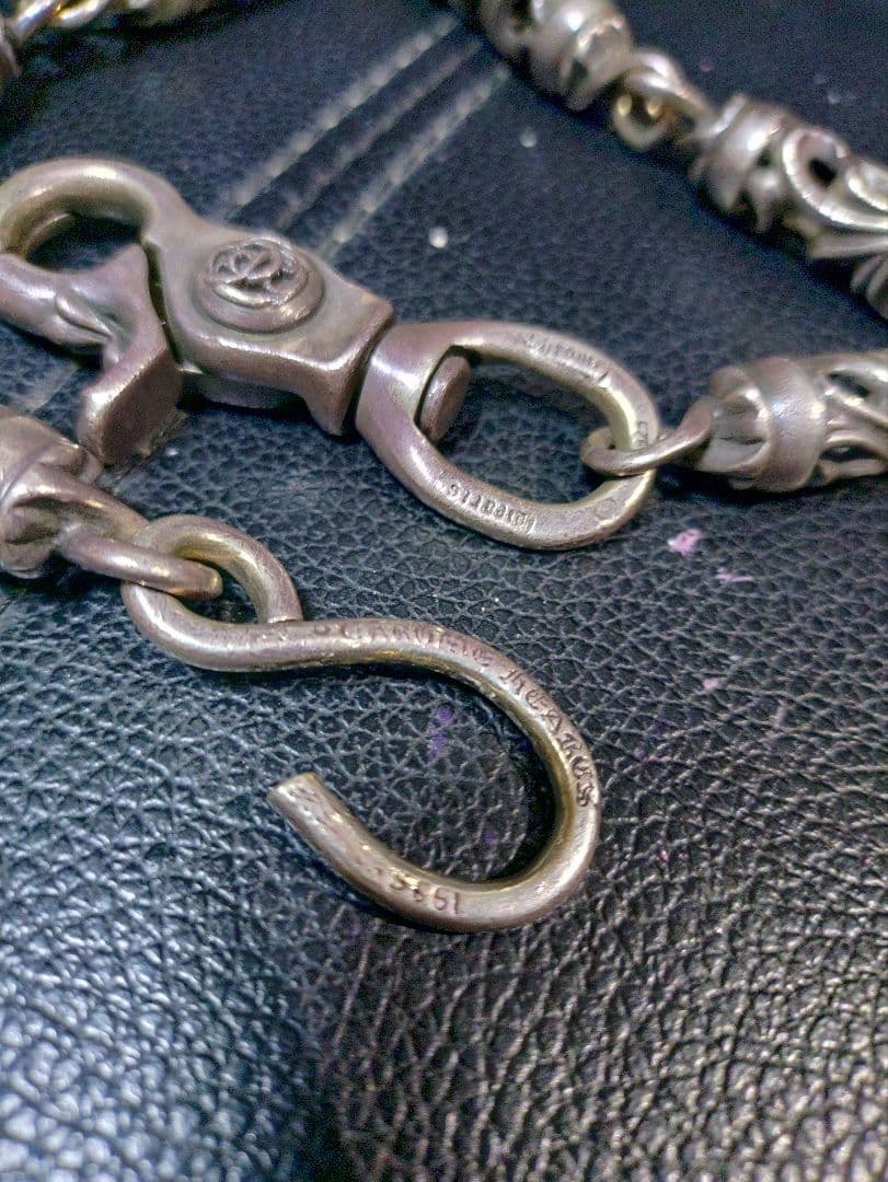クロムハーツ 6リンクローラー1グリップウォレットチェーン