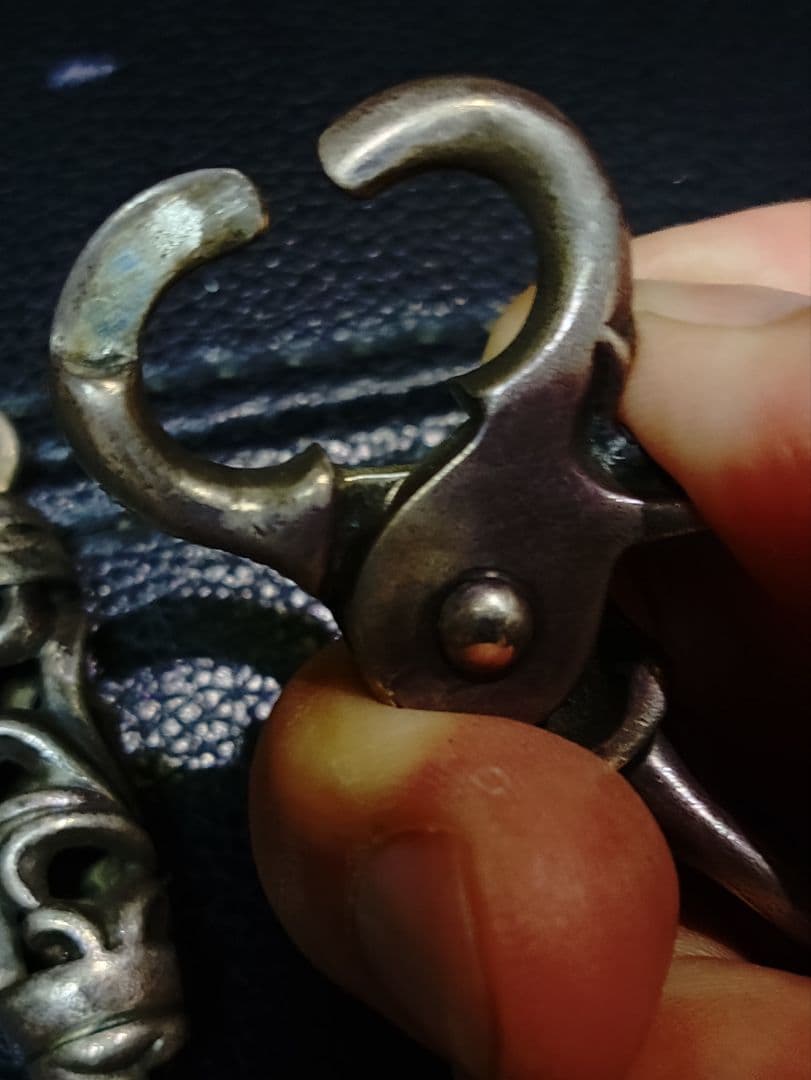 クロムハーツ 6リンクローラー1グリップウォレットチェーン