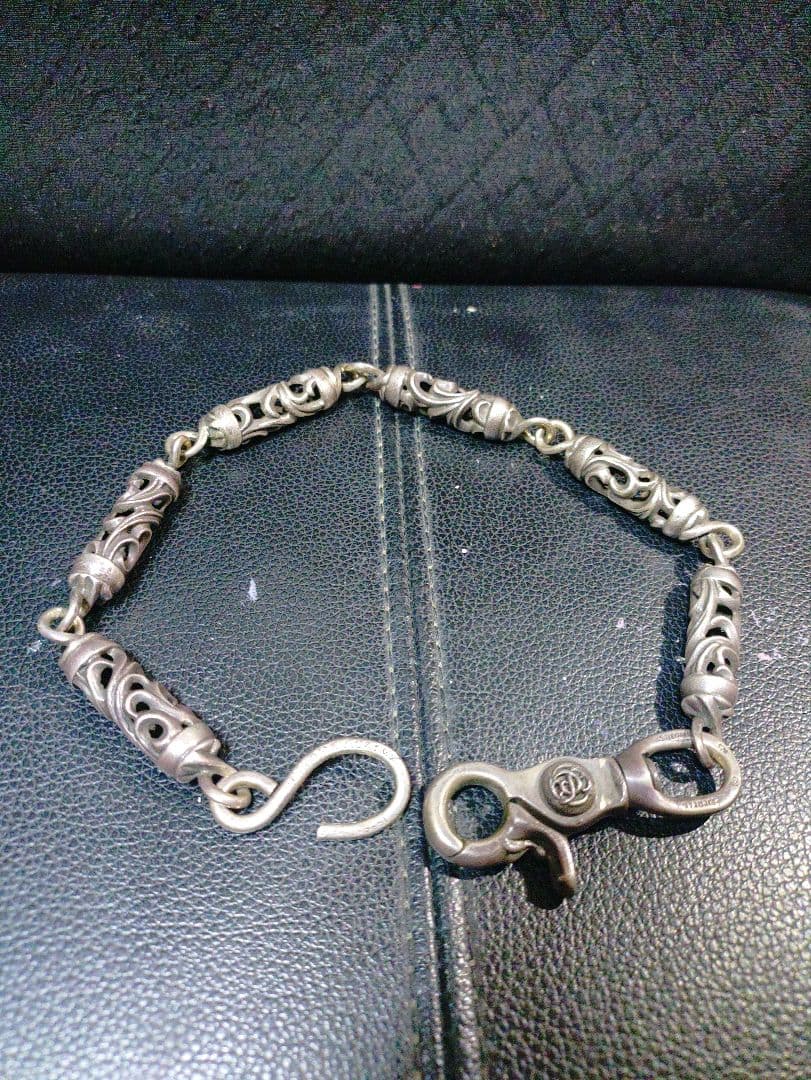 クロムハーツ 6リンクローラー1グリップウォレットチェーン