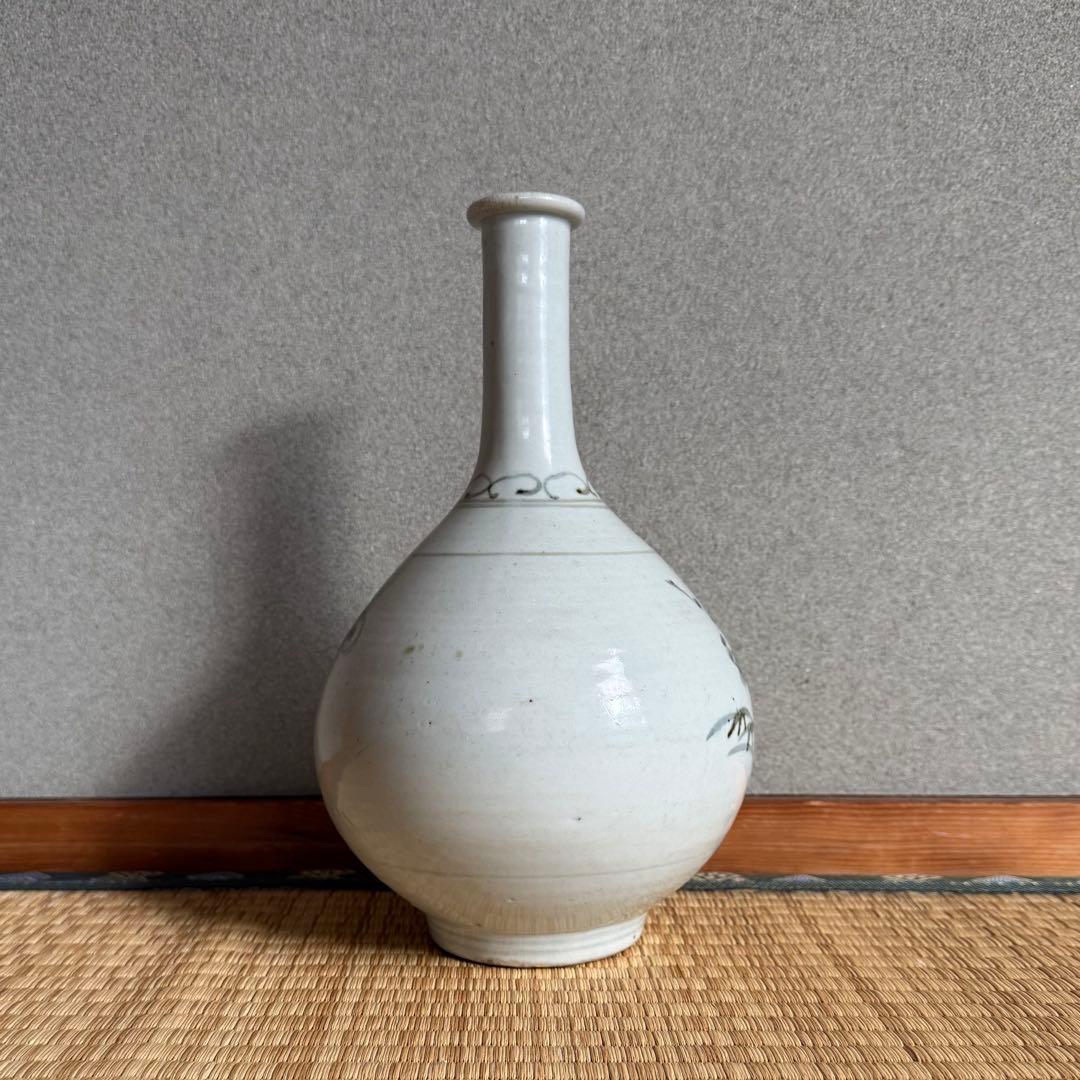 仙台藩 切込焼 染付 徳利 江戸時代 古伊万里 古砥部 古美術 骨董 民藝 民窯