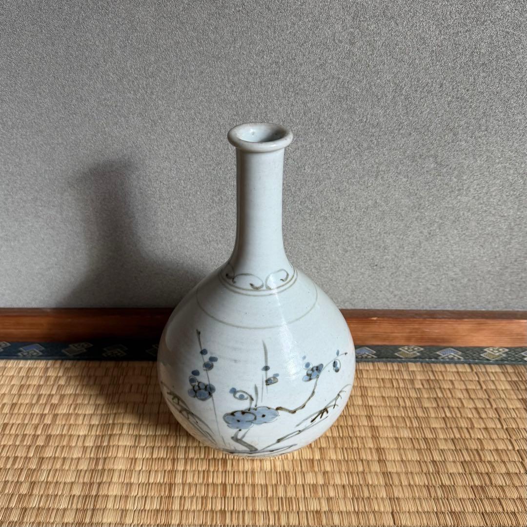 仙台藩 切込焼 染付 徳利 江戸時代 古伊万里 古砥部 古美術 骨董 民藝 民窯