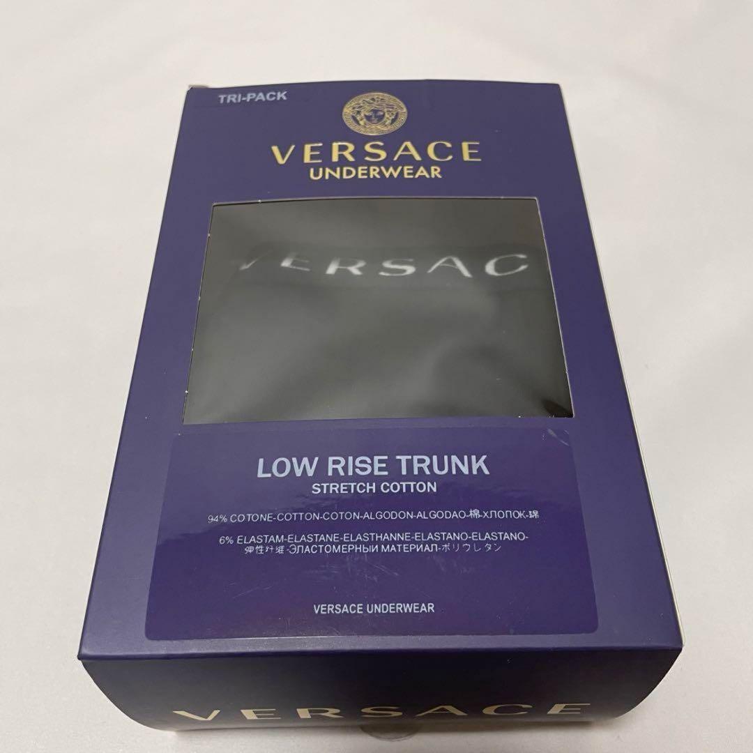 【正規品保証】新品 VERSACE ボクサーパンツ 3枚セットS パープルM1枚