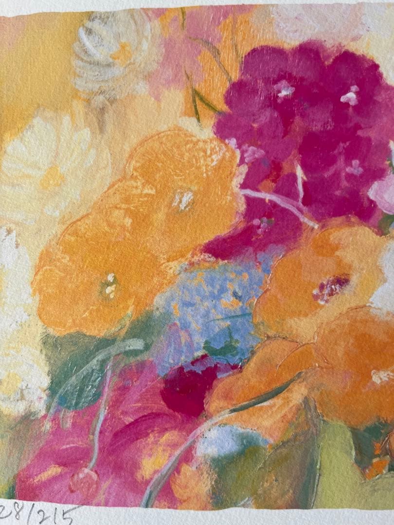 新品額入り版画　ジニー・キム　証明書付限定ジクレー　直筆サイン、EDあり