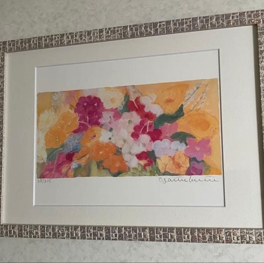 新品額入り版画　ジニー・キム　証明書付限定ジクレー　直筆サイン、EDあり