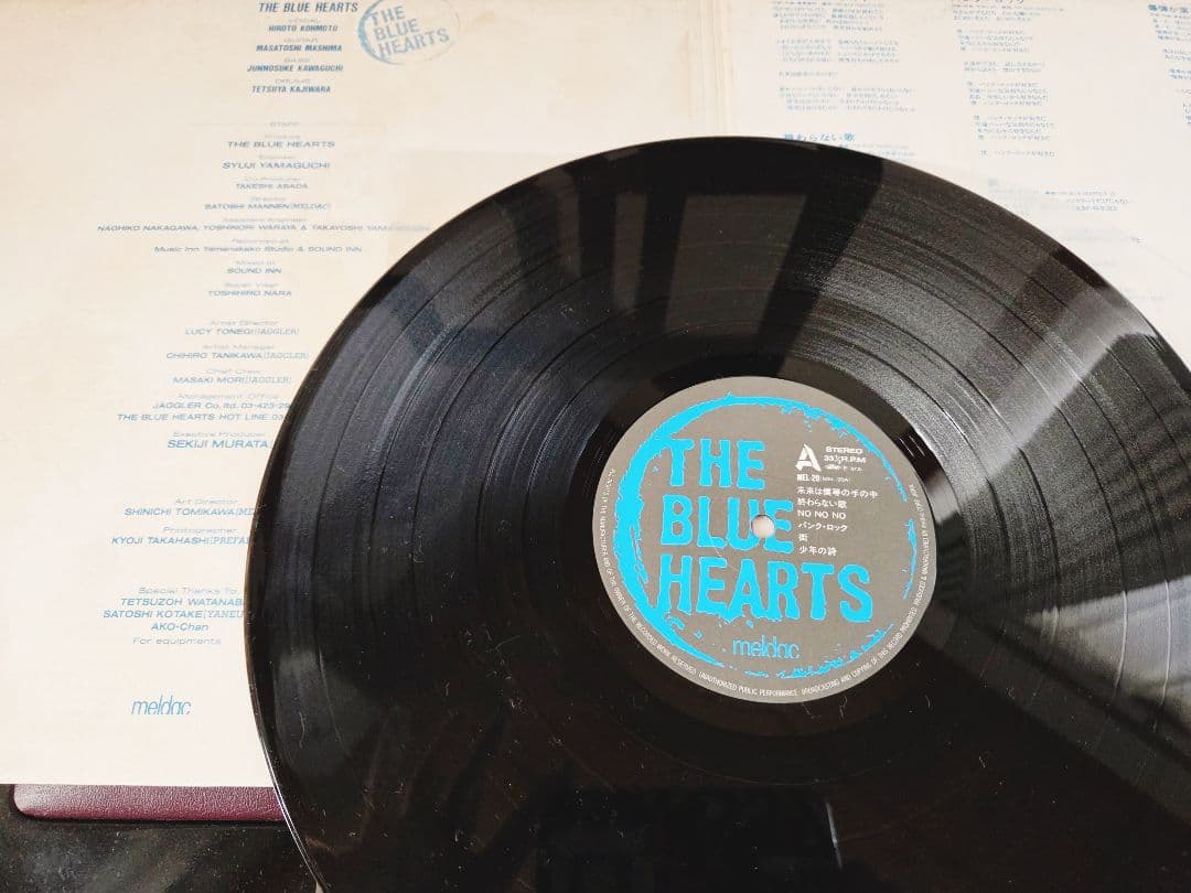 オマケ多数!ザ・ブルーハーツ　初回段ボールジャケ!ステンシル・インサート付き!