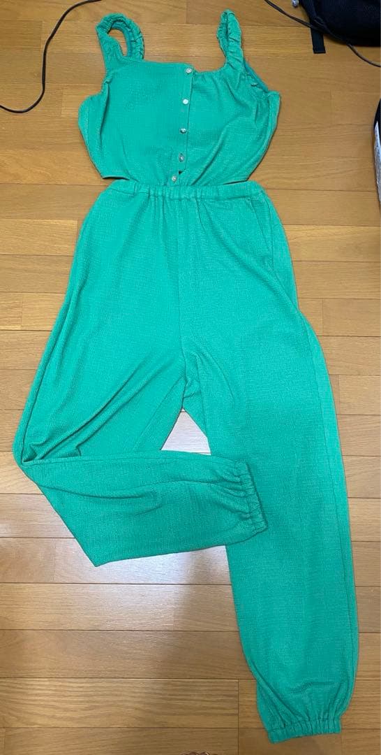 searoomlynn☆シャーリングbackopenオールインワン