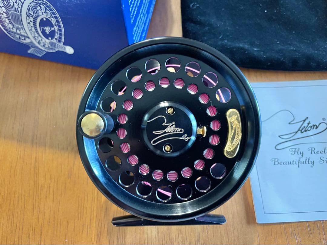 【yazawa】Teton 7 ティトンフライリール　黒