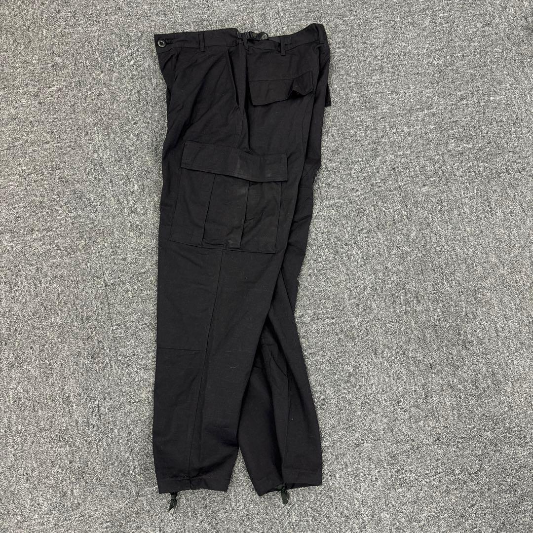 【米軍実物】97年製 BDUパンツ BLACK 357 S-S 黒リップストップ