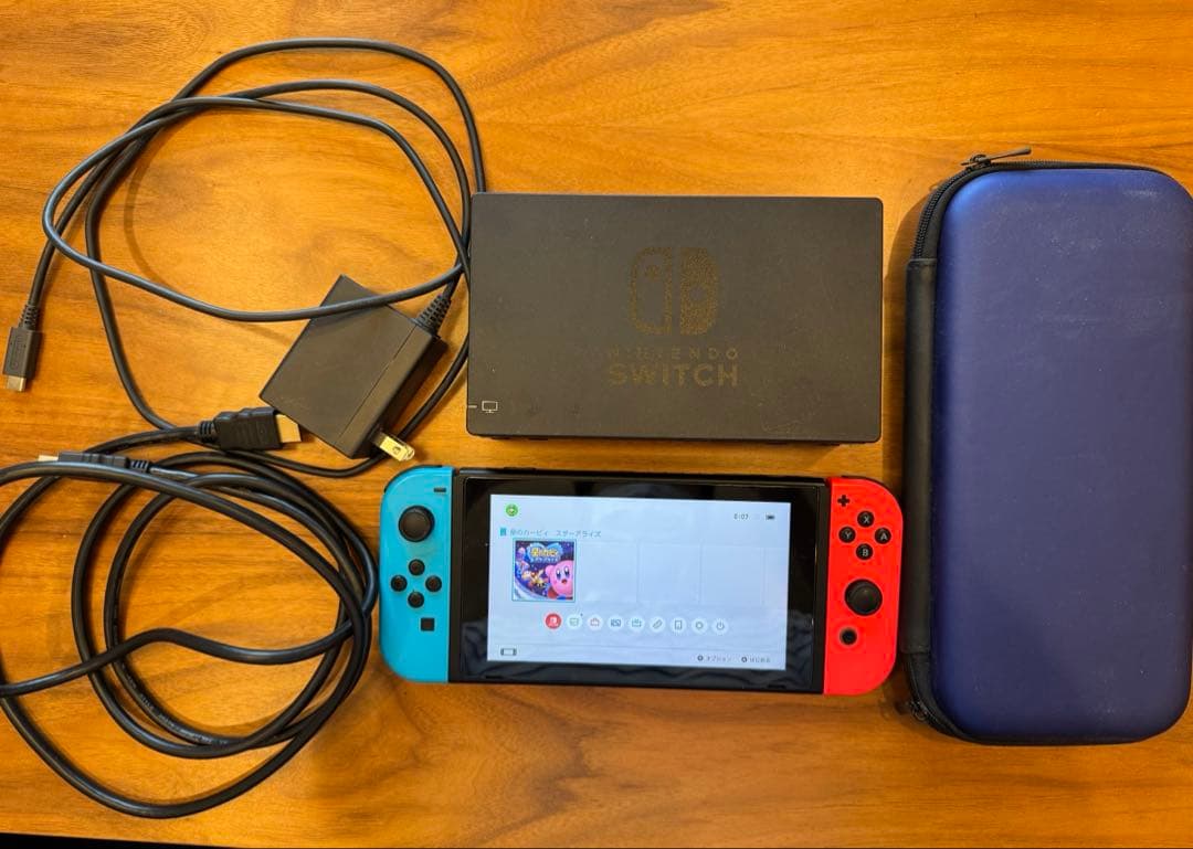 Nintendo Switch 本体+付属品　SDカード、カービィ付き