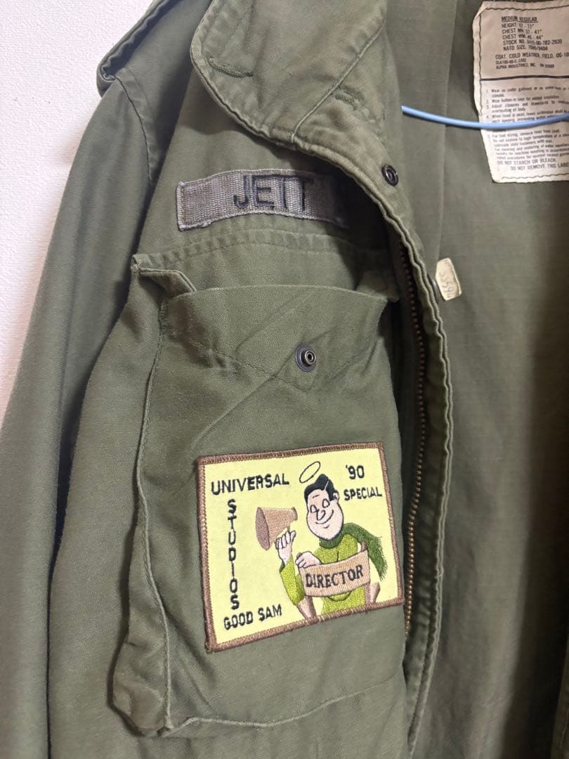 80s m65 パッチ付き scovill usa コート アメカジ