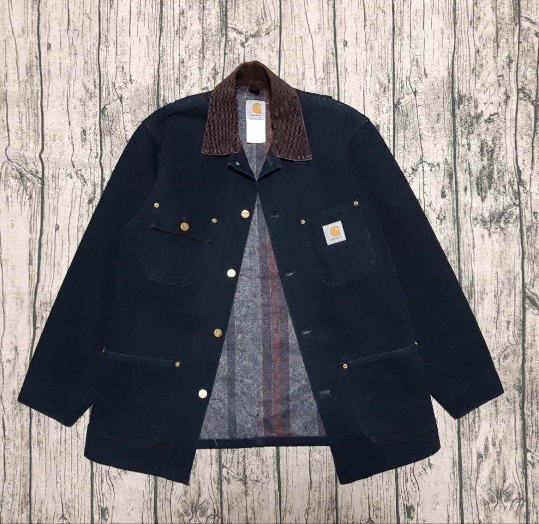 CarharttミシガンチョアコートUSA製ブラック 36 グッドコンディション