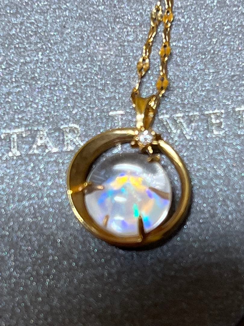 スタージュエリー　オパール　ダイヤモンド　ネックレス