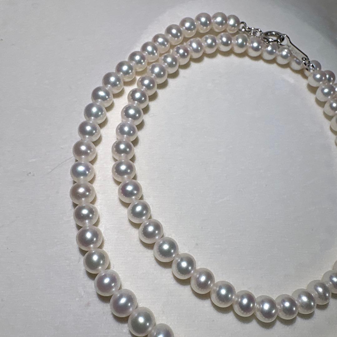 タサキ✨本真珠 ベビーパールネックレス 約41.5cm 約4.5-4.8mm