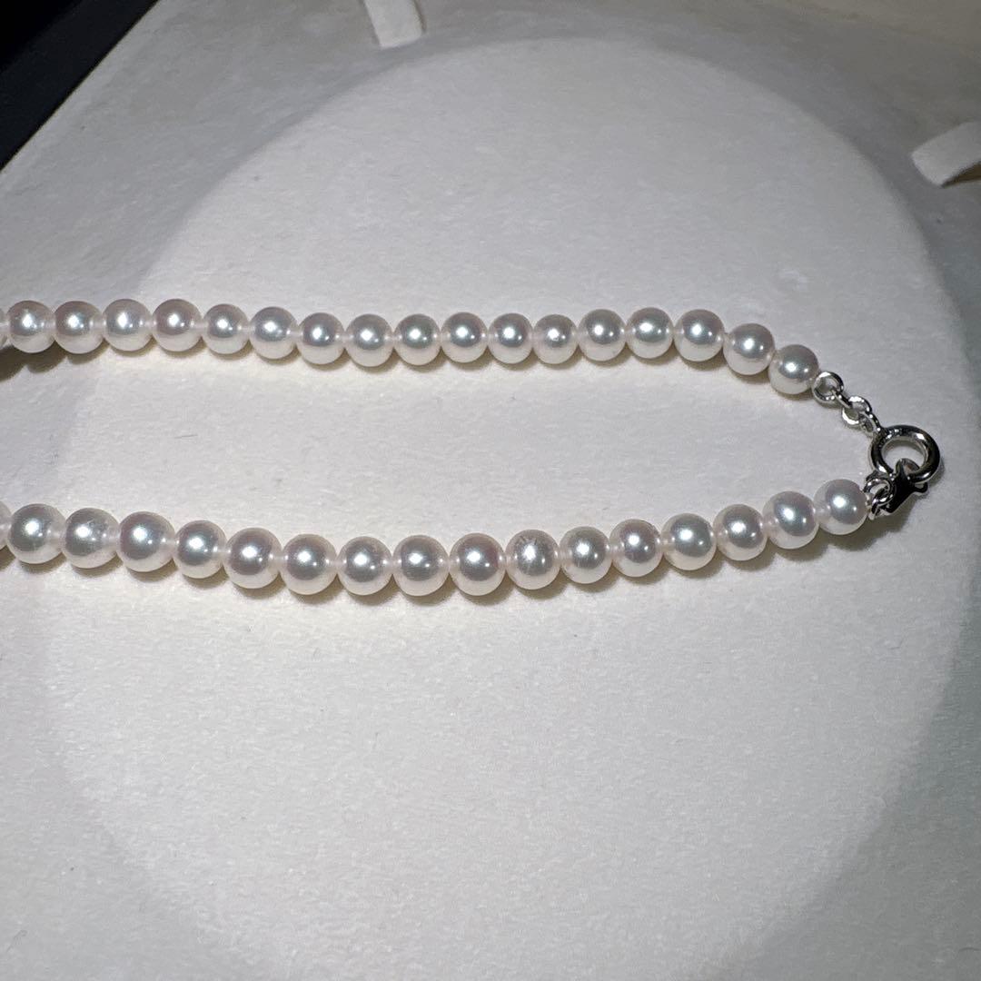 タサキ✨本真珠 ベビーパールネックレス 約41.5cm 約4.5-4.8mm