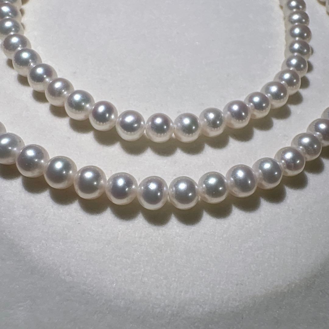 タサキ✨本真珠 ベビーパールネックレス 約41.5cm 約4.5-4.8mm