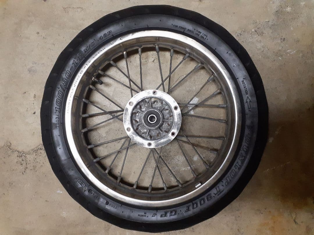 Dトラッカー125 前後ホイール　スイングアーム　LX125D