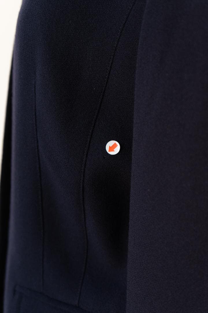 HERMES エルメス ノーカラー ジャケット