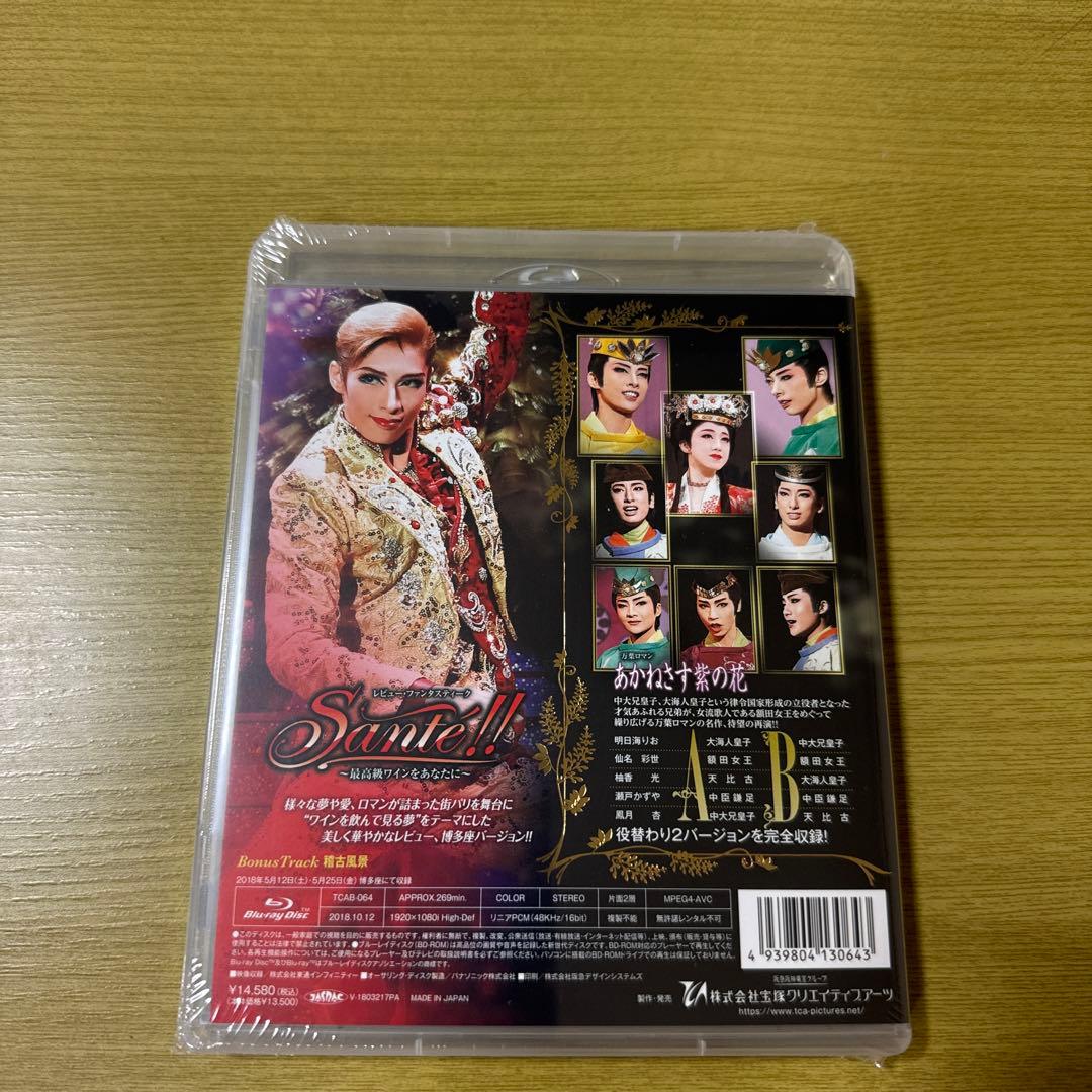 花組 博多座公演 あかねさす紫の花/Sante!!～最高級ワインをあなたに～