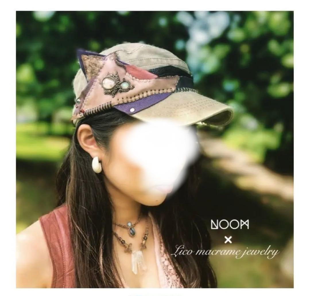 最終値下げ！NOOM×Lico macrame コラボキャップ