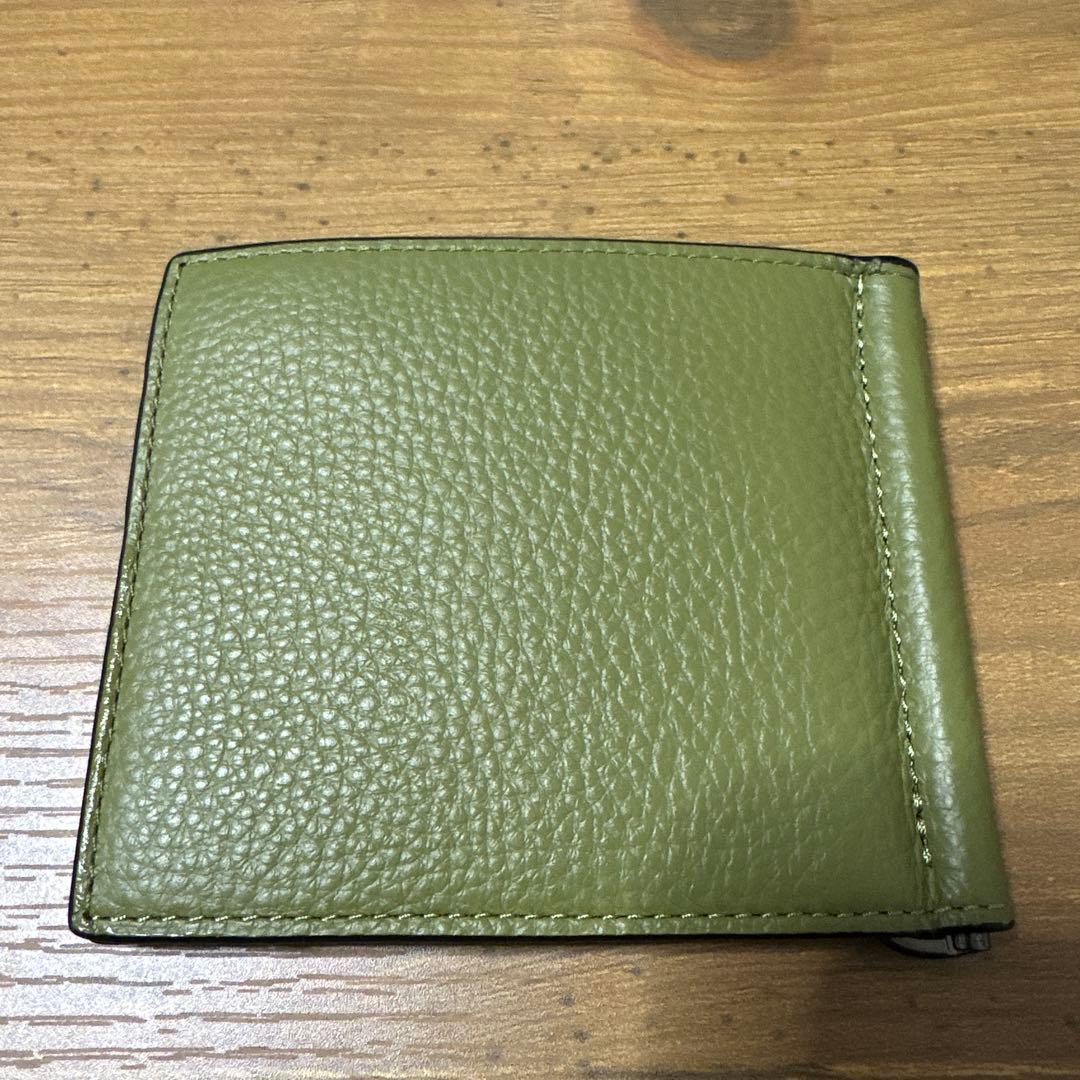 【美品】COACH マネー クリップ ジップ ウォレット