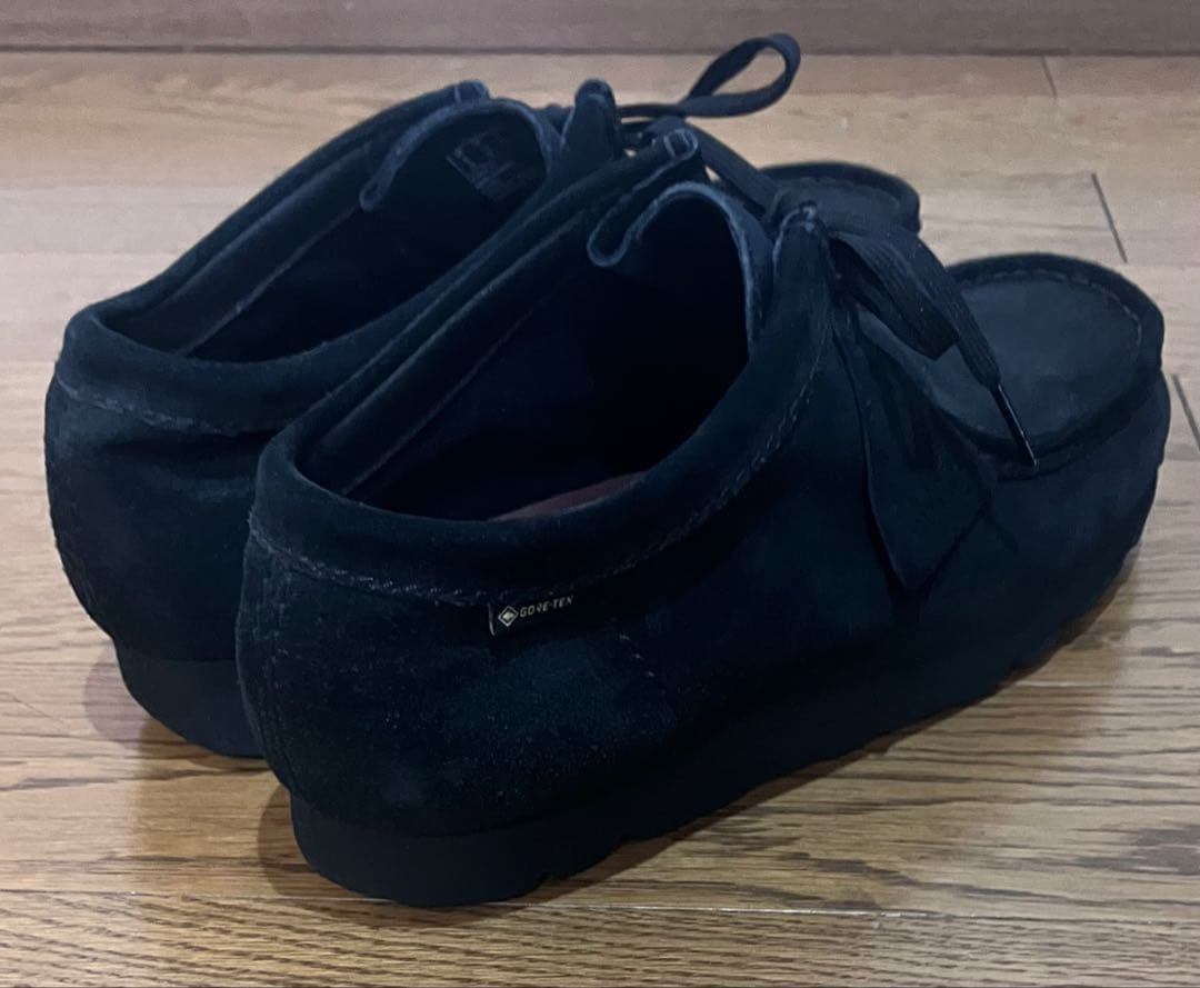 定価34,100 27cm クラークス ワラビー ゴアテックス ブラック