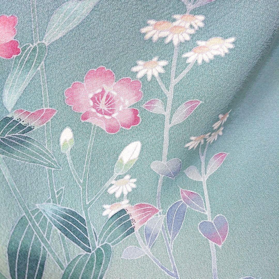 ●☆正絹 訪問着 4点 フルセット 入学式 卒業式 結婚式 お宮参り 七五三