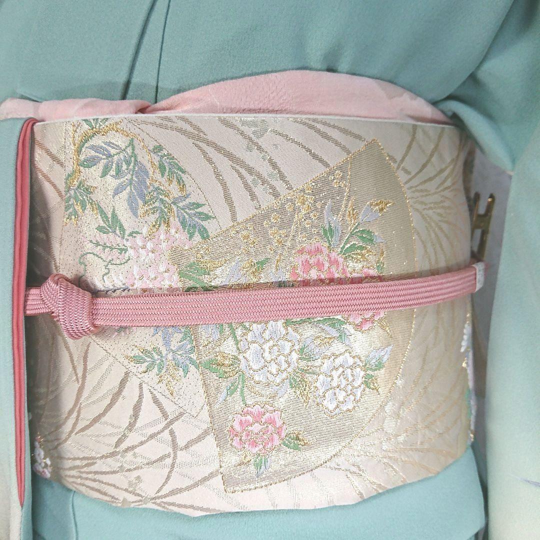 ●☆正絹 訪問着 4点 フルセット 入学式 卒業式 結婚式 お宮参り 七五三