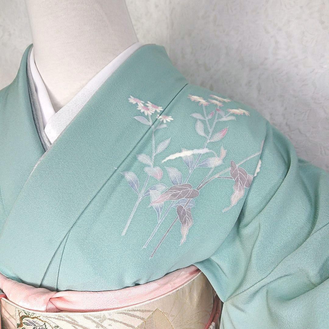 ●☆正絹 訪問着 4点 フルセット 入学式 卒業式 結婚式 お宮参り 七五三