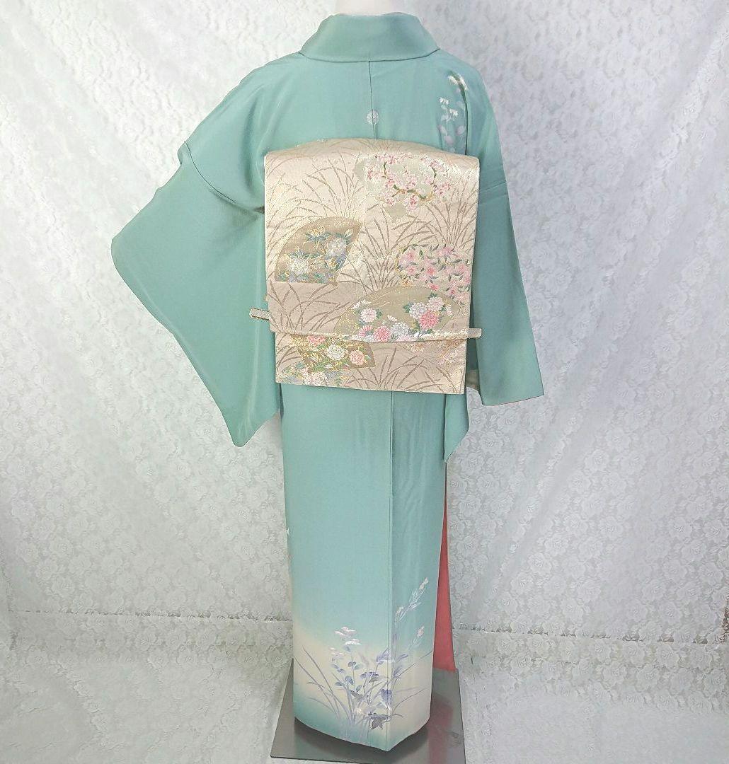 ●☆正絹 訪問着 4点 フルセット 入学式 卒業式 結婚式 お宮参り 七五三