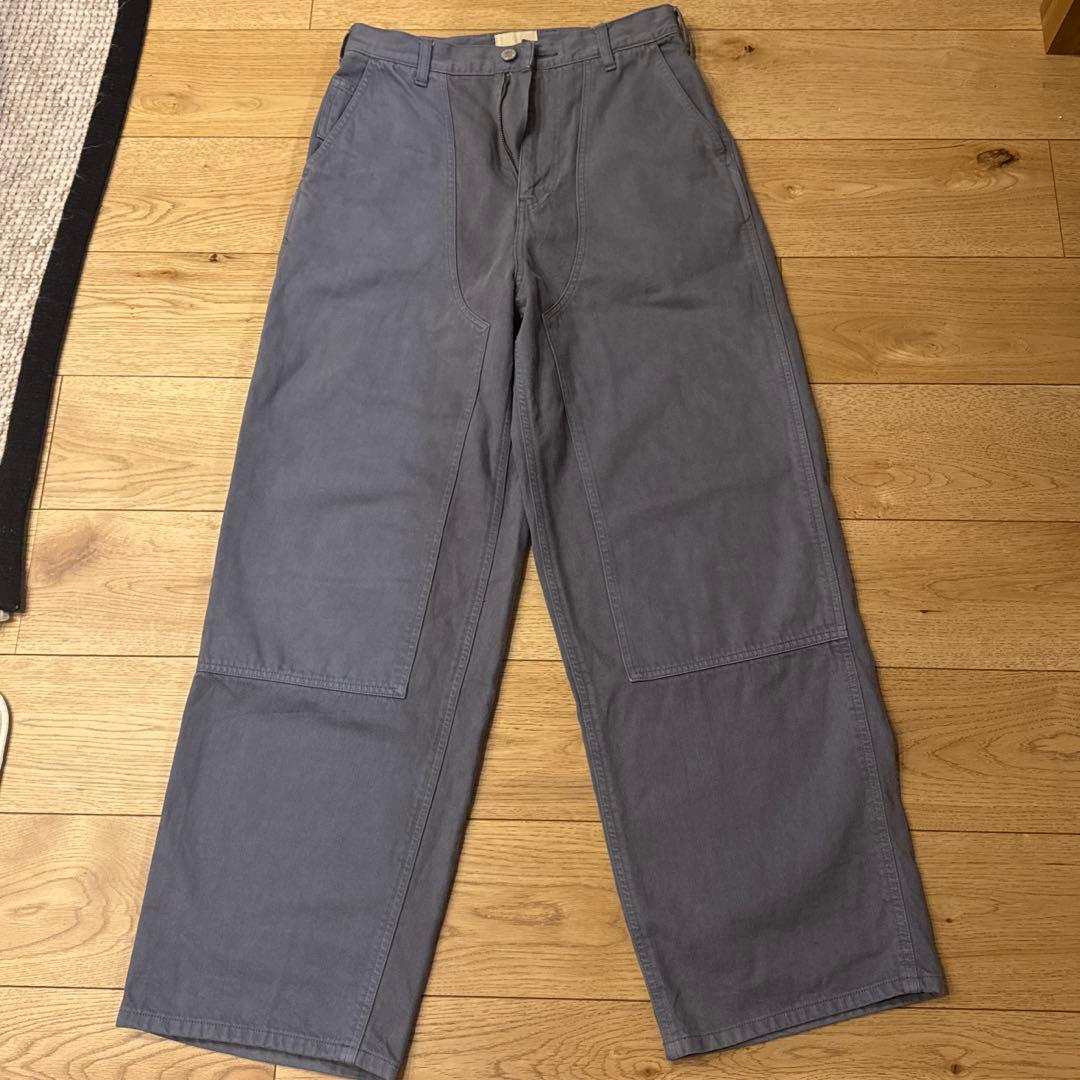 THE SHISHIKUI シシクイ ペインターパンツ 36ブルー