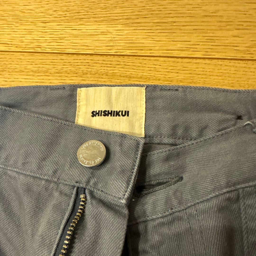 THE SHISHIKUI シシクイ ペインターパンツ 36ブルー