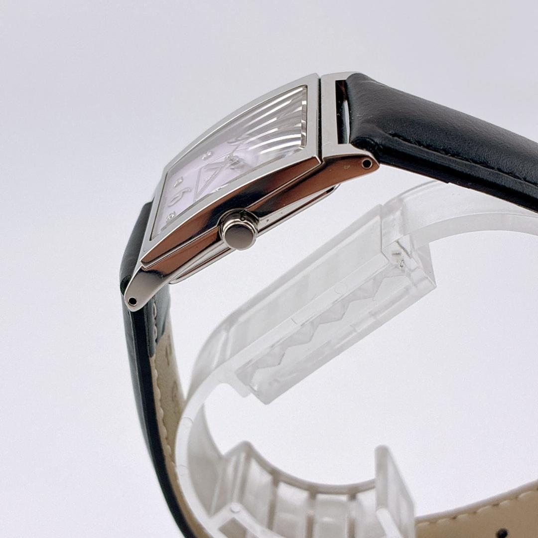 【美品/電池交換済】SEIKO　LK　腕時計　8pダイヤ　新品ベルト　シェル