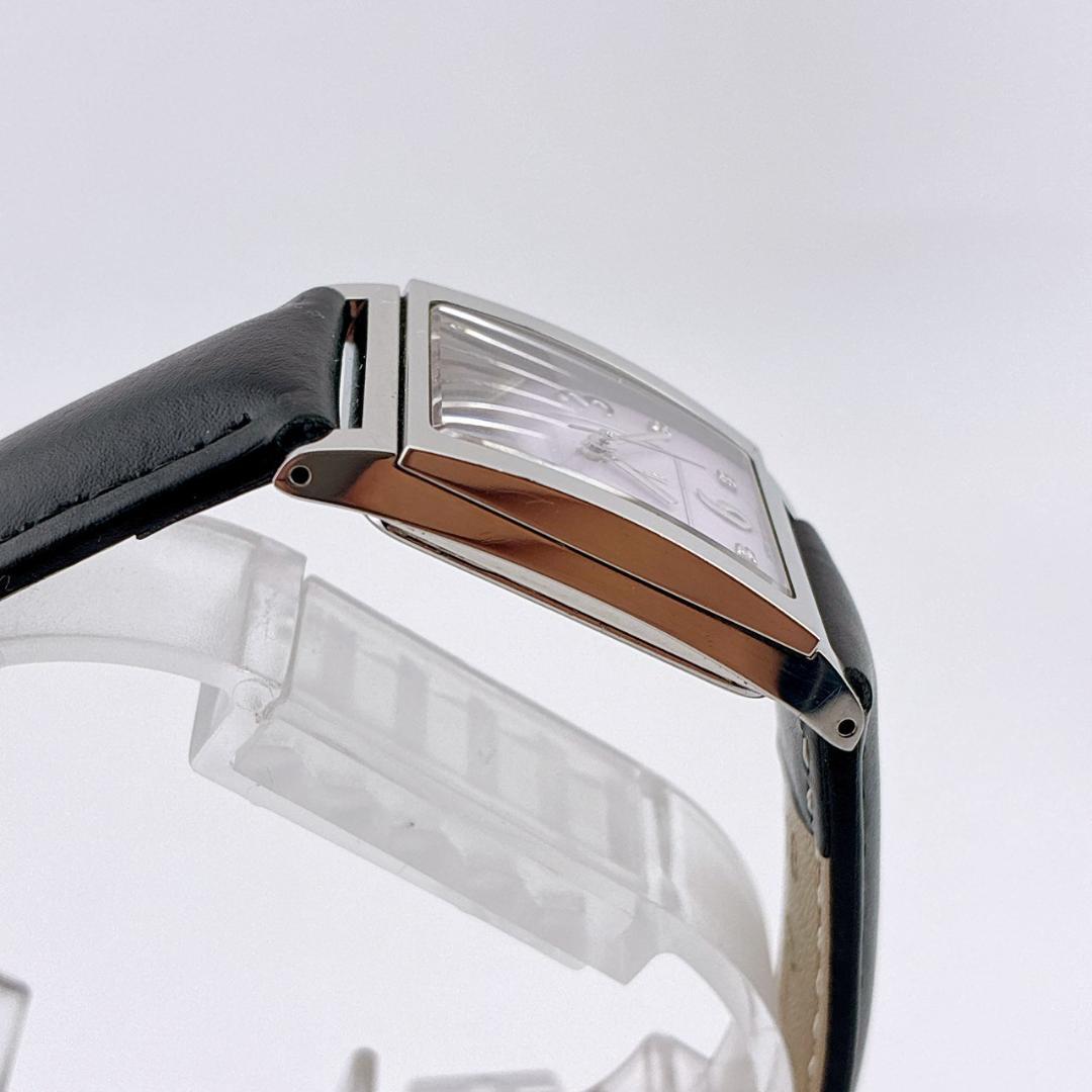 【美品/電池交換済】SEIKO　LK　腕時計　8pダイヤ　新品ベルト　シェル