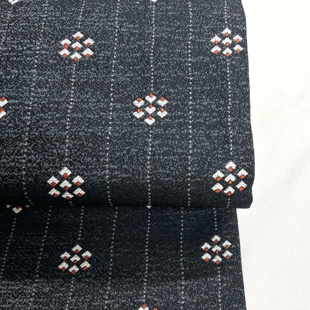 専用　名古屋帯　菱　二階菱　縦縞　着物　帯　037k