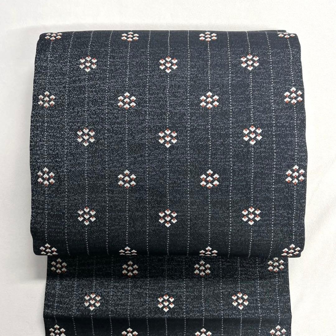 専用　名古屋帯　菱　二階菱　縦縞　着物　帯　037k