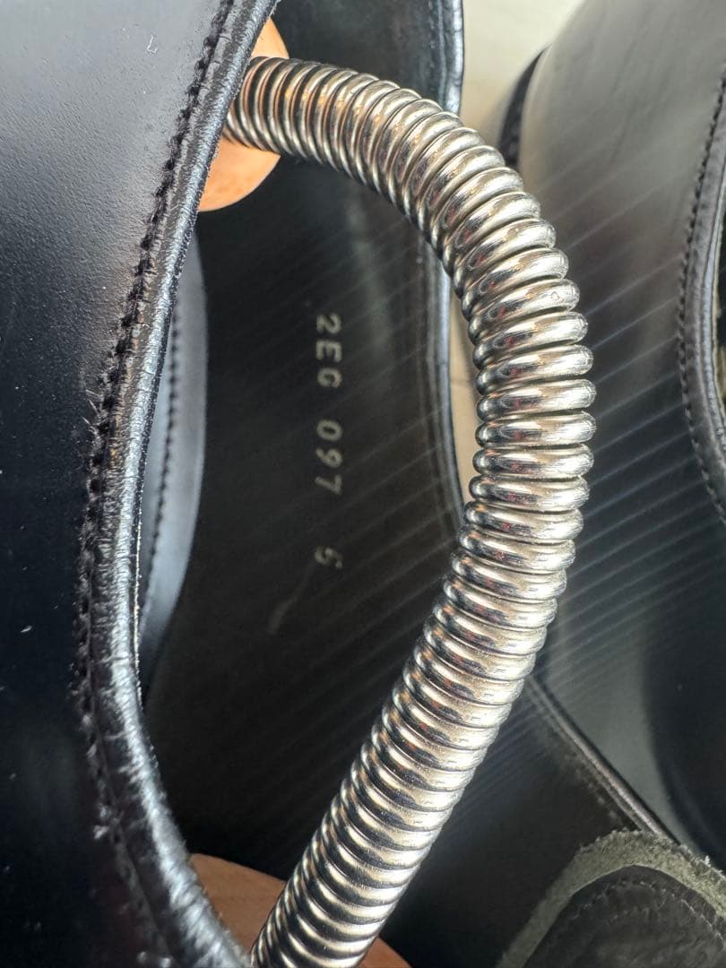 靴 PRADA Leather U-Tip Derby Shoes 13aw