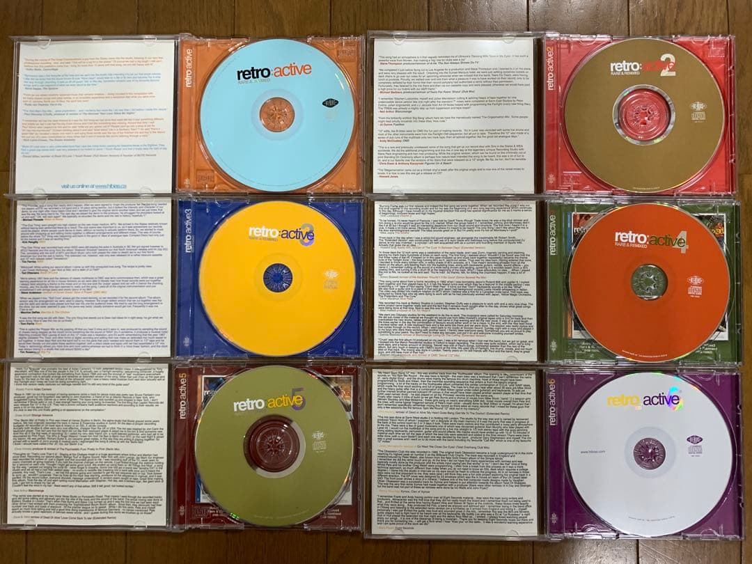 80年代希少「レトロアクティブ」海外オムニバス6枚組rétroremix2枚組