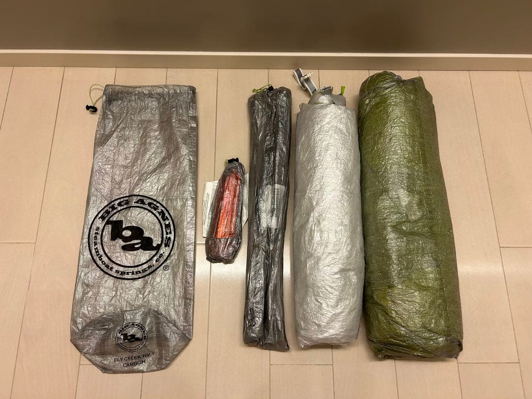 Big Agnes Fly Creek Hv1 Carbon 新品 週末価格