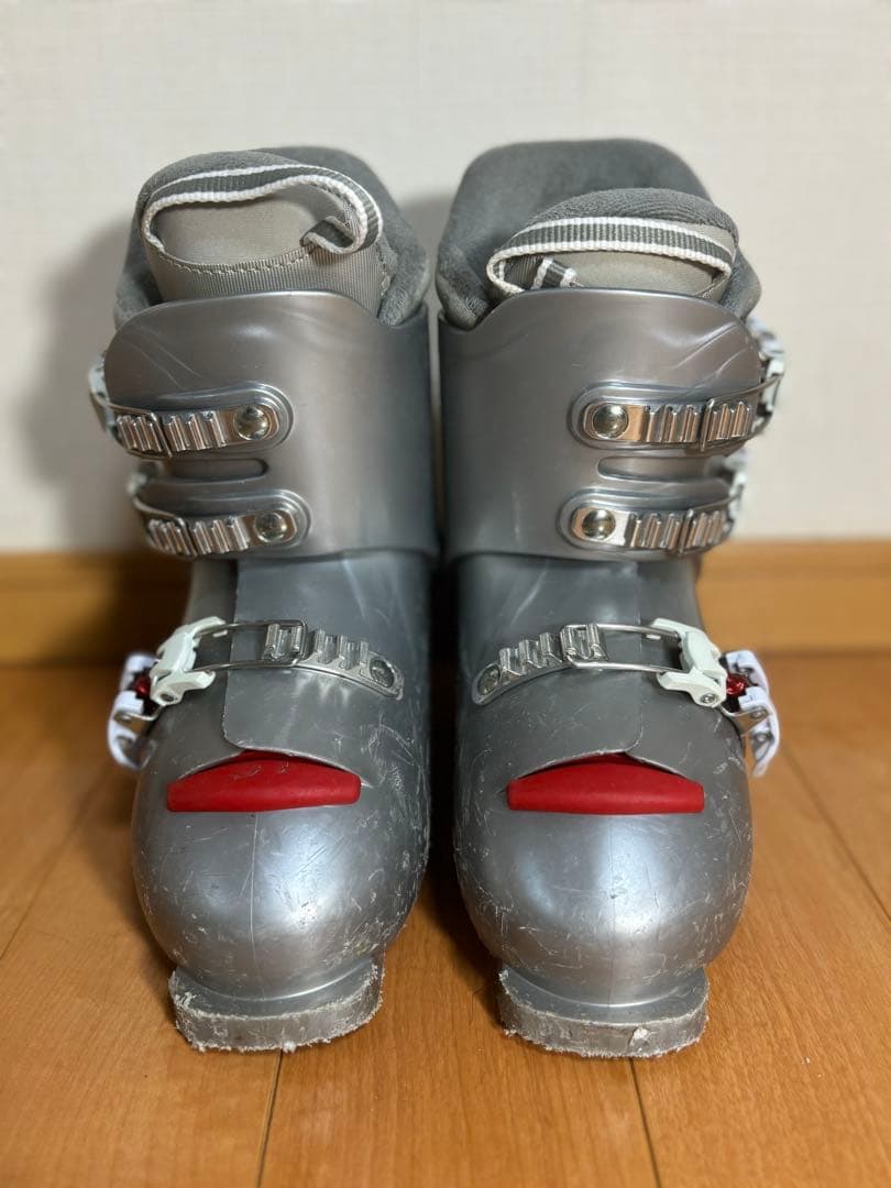 【中古】KAZUMA SPAX Jスキー板126cm、ブーツ、ストックセット