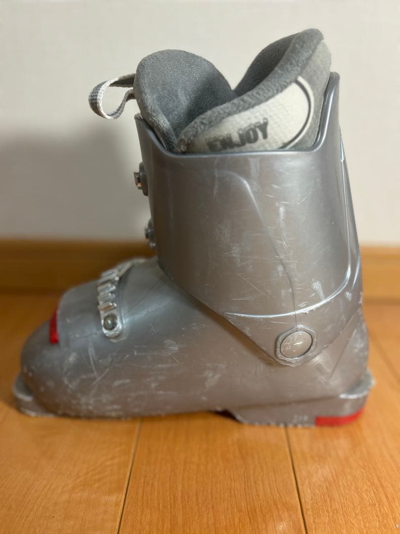 【中古】KAZUMA SPAX Jスキー板126cm、ブーツ、ストックセット