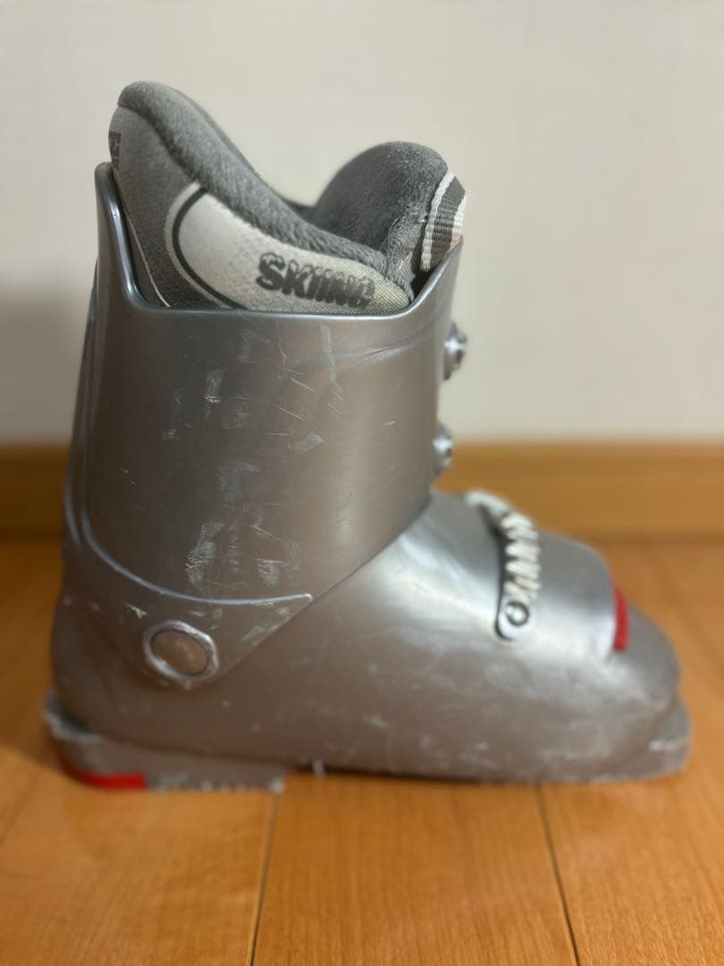 【中古】KAZUMA SPAX Jスキー板126cm、ブーツ、ストックセット