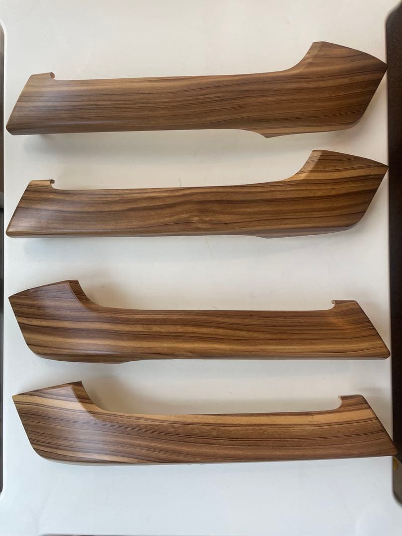 プラド150後期　ウッド調インナードアハンドルガーニッシュ＋シフトノブ