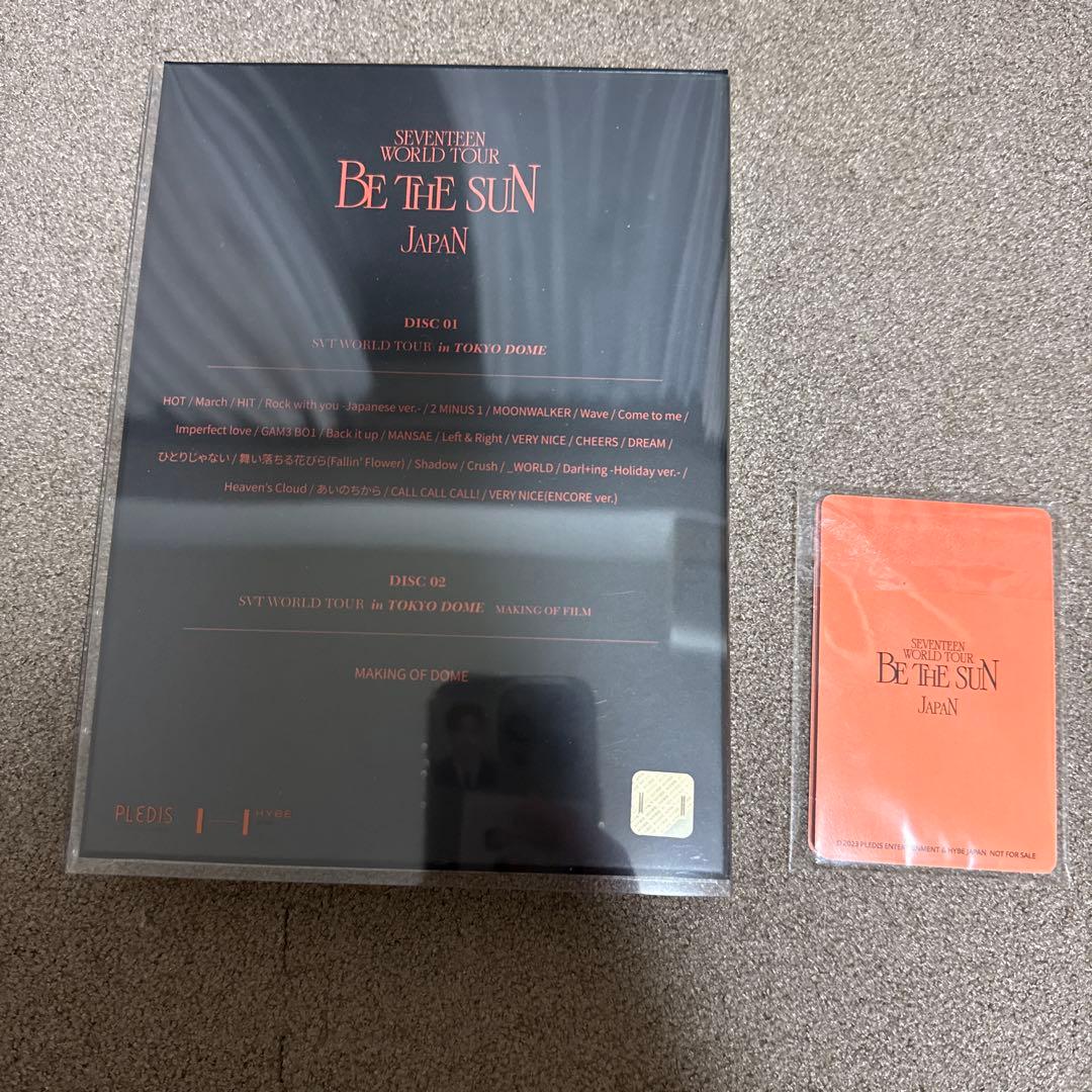 SEVENTEEN セブチ BE THE SUN JAPAN DVD おまけ付き