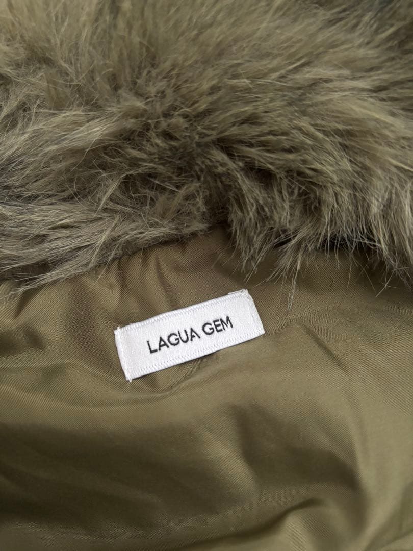 ラグアジェム　POCKET POINT FAUX FUR コート