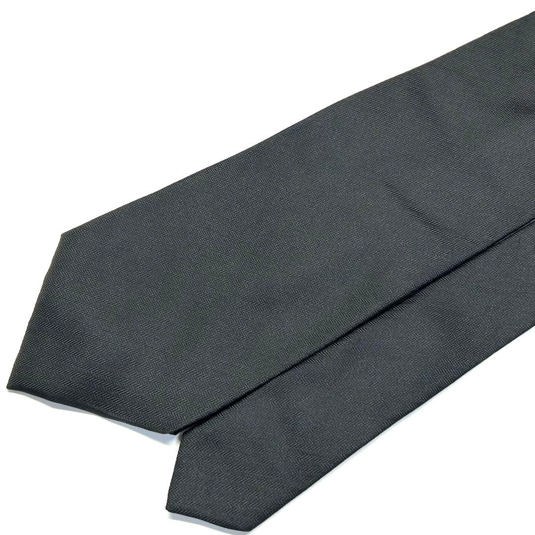 【未使用に近い✨】バレンシアガ ブラック ストライプ 無地 高級シルク 希少